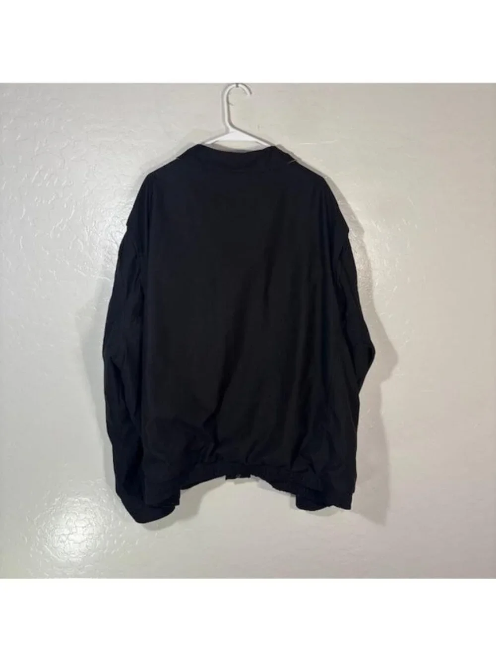 Polo Ralph Lauren Jacket Mens Big 4X Black Harrington Cotton Lined Windbreaker